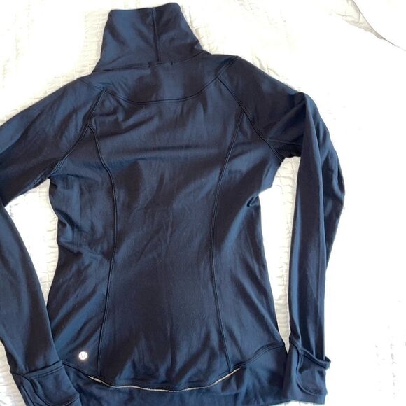 Lululemon Athletica Think Fast Black Half Zip Pullover | SZ 6 - Picture 2 of 16